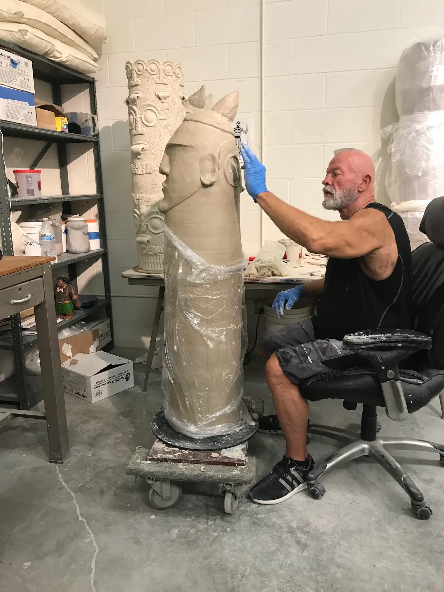 Totem & warrior series created by Gene Dodak